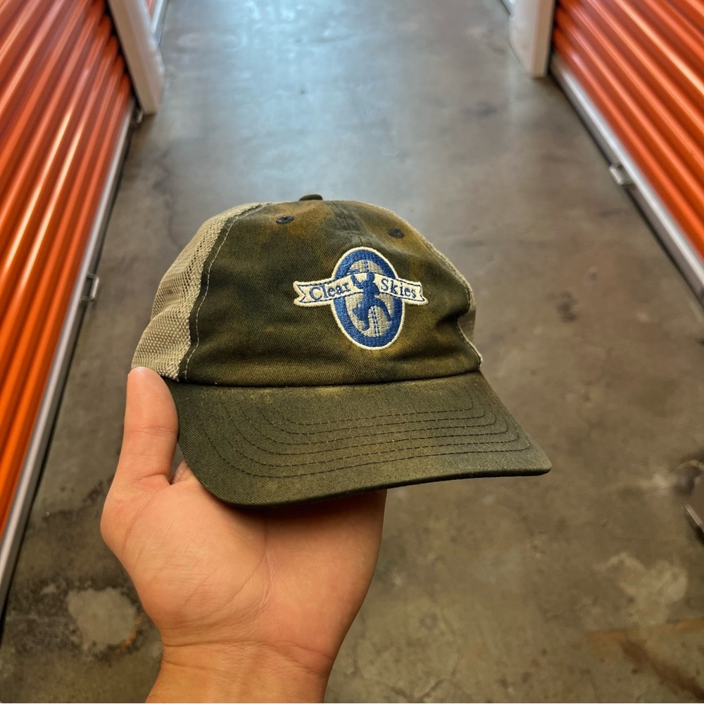 Low Profile Unstructured Stained Work Cap on Queensboro Blank